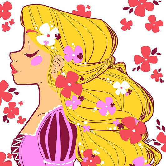 Cyclops Print Works Print #L02: Rapunzel by Pernille Ørum