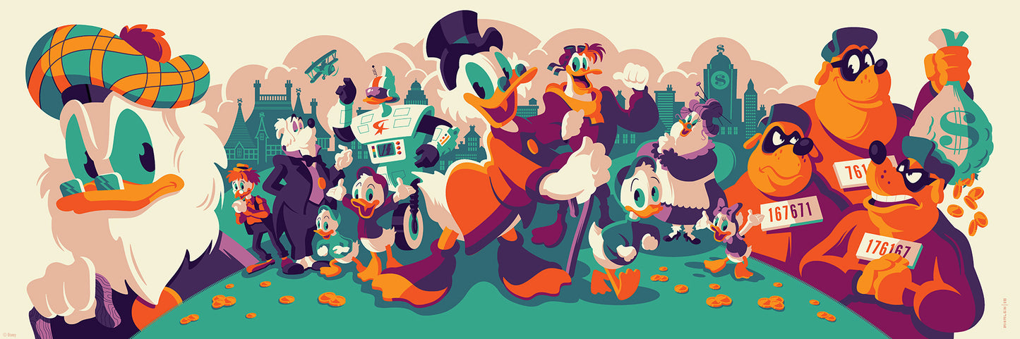 Cyclops Print Works Print # 71 - Ducktales (Flintheart Glomgold Edition) - By Tom Whalen