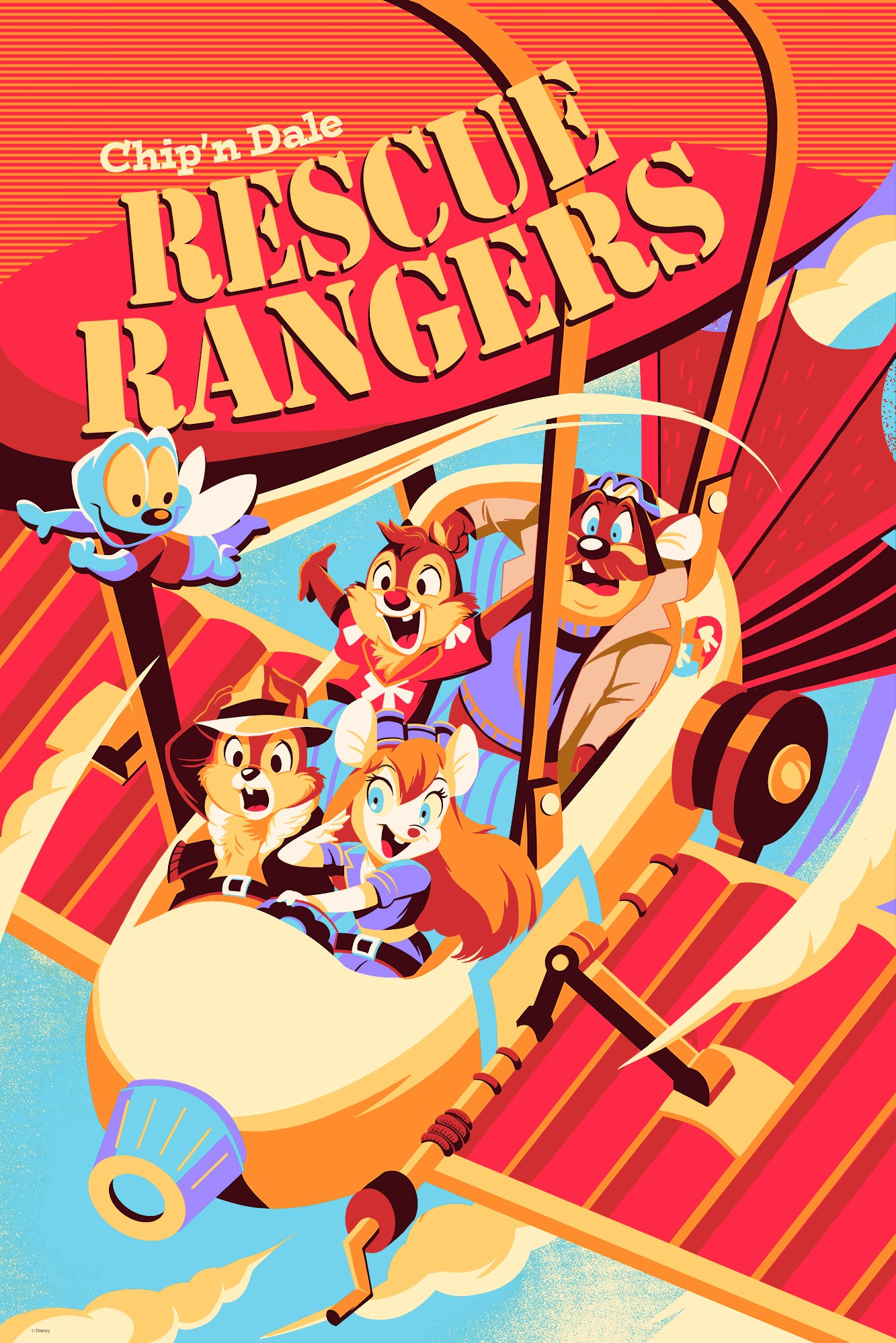 Cyclops Print Works Print # 72 - Rescue Rangers - By Hackto Oshiro