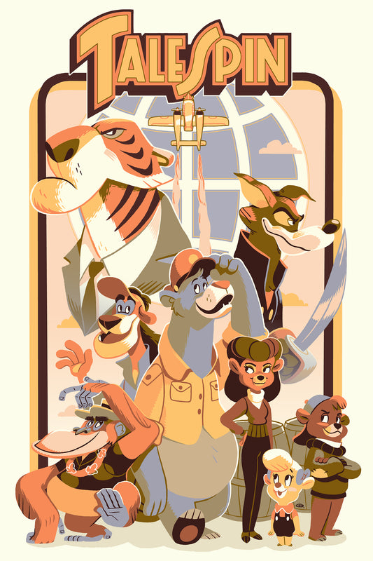 Cyclops Print Works Print # 75 - TaleSpin "Spin it" By Glen Brogan