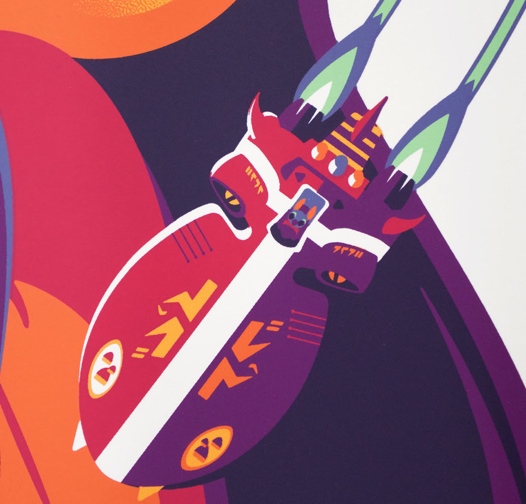 Cyclops Print Works Print #04: Lilo & Stitch by Tom Whalen