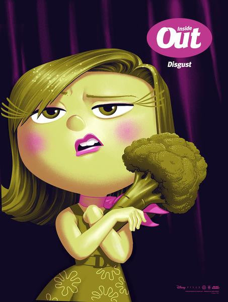 Cyclops Print Works X Mondo Print: Disgust (Inside Out) by Phantom City Creative