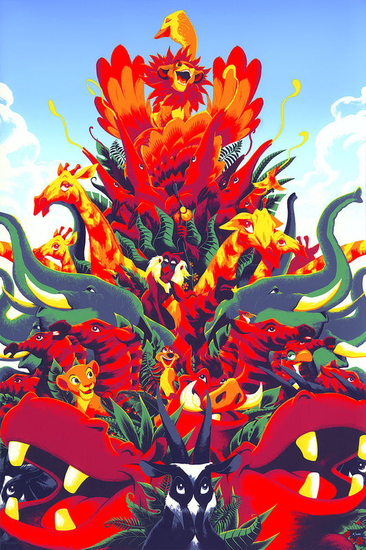 Cyclops Print Works X Mondo Collaboration Print #24A: The Lion King Art Print Edition by Matt Taylor