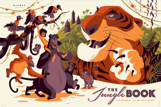 Cyclops Print Works Print #27: The Jungle Book by Tom Whalen